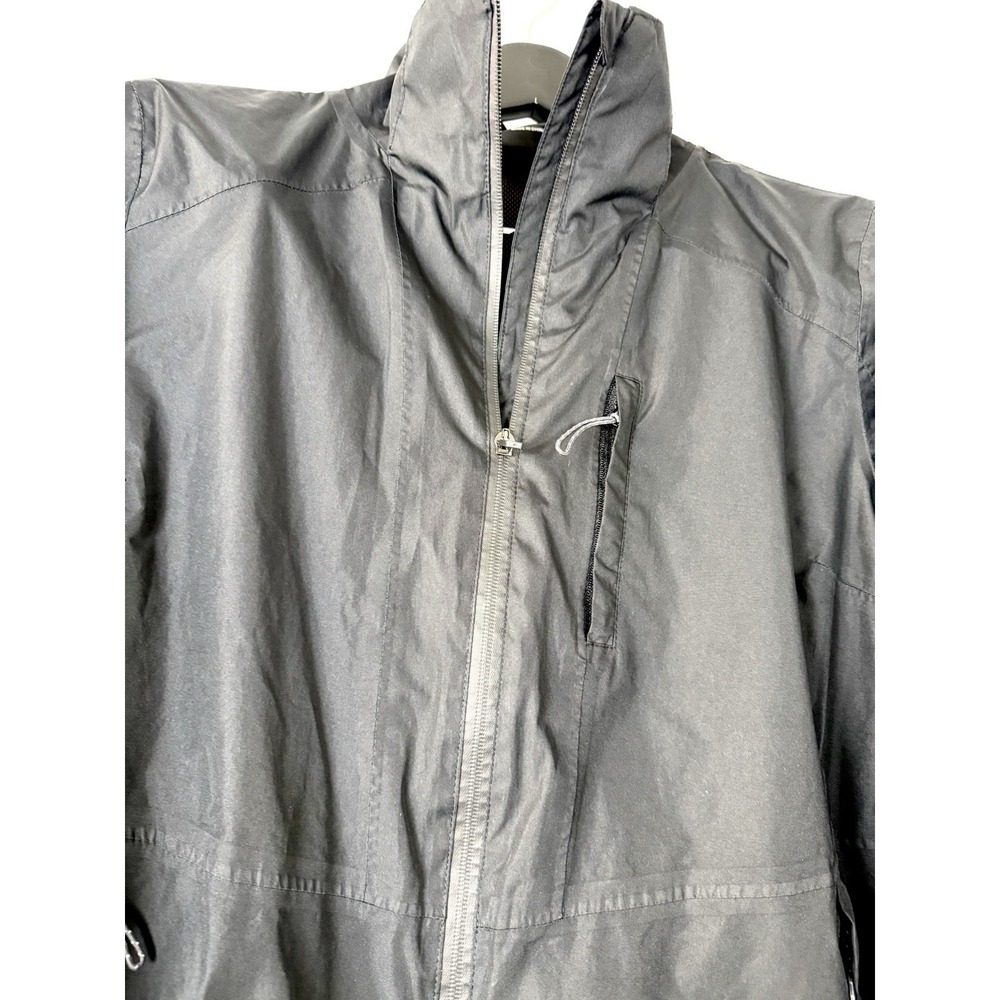 Bass Outdoor Jacket Womens size Med Black Windbreaker Water Resistant - Picture 8 of 13